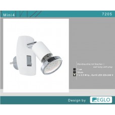 92933 Eglo - Aplica de priza MINI 4 Led